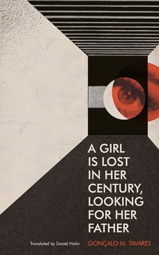 Book cover with abstract shapes, an eye, and white title text.