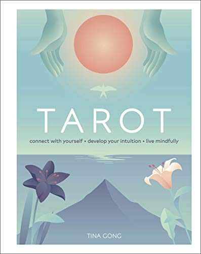 Book cover with hands, a sun, a bird, flowers, and a mountain illustration.