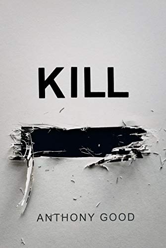 Book cover with large "KILL" text over a torn, textured background.