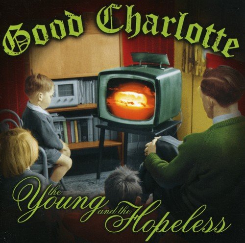 Good Charlotte album cover: children watching a glowing television.