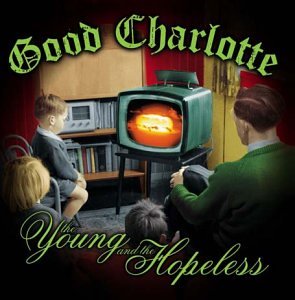 Good Charlotte album cover: children watching a glowing television.