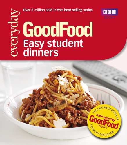"Cookbook cover featuring a bowl of spaghetti with a red header and BBC logo."