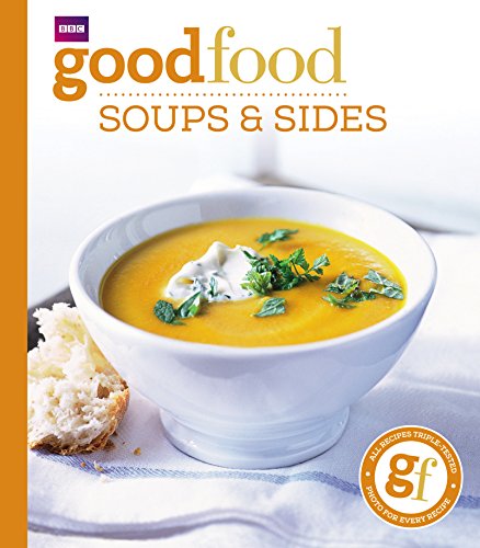Good Food cookbook cover featuring a bowl of creamy orange soup.