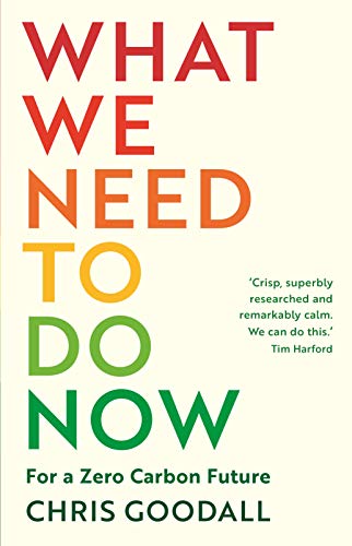 Book cover with bold, colorful text: "What We Need To Do Now.