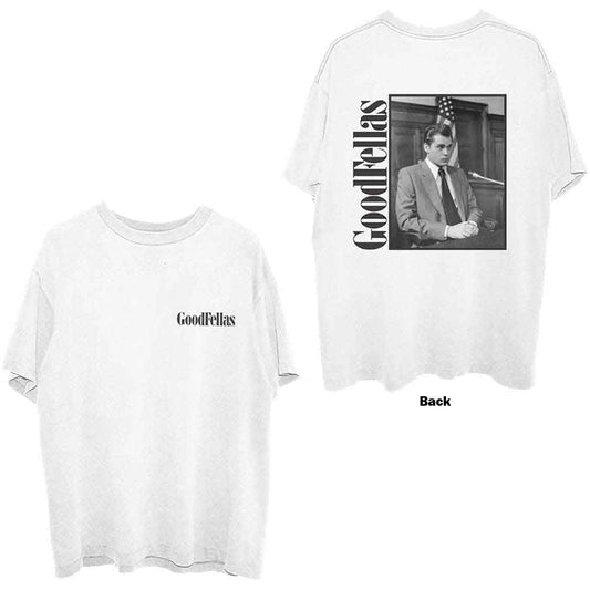 Black unisex t-shirt featuring a graphic print of Henry Hill on the back.