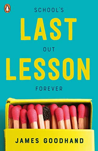 Book cover: "Last Lesson" with yellow text and matchbox imagery.