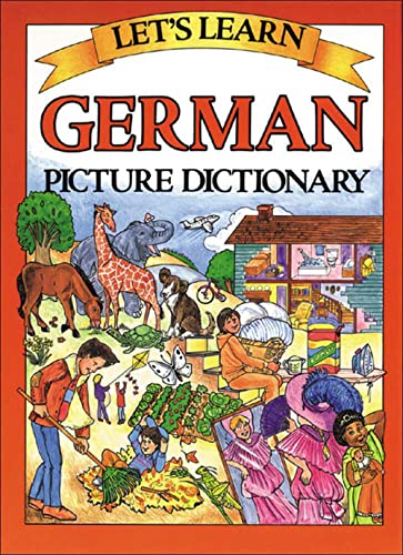 Cover of a children’s German picture dictionary with colorful illustrations.