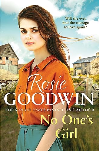 Book cover featuring a woman in an orange shirt, rural landscape background.