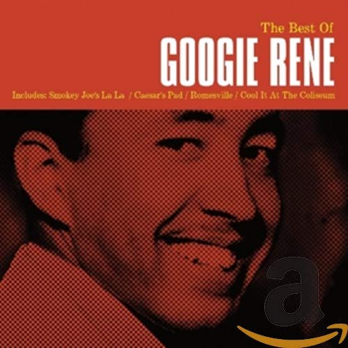 Album cover for The Best of Googie Rene featuring a red and black portrait.
