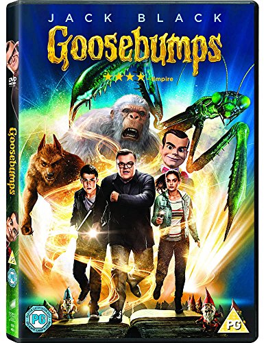 Goosebumps" DVD cover featuring Jack Black and monster illustrations.