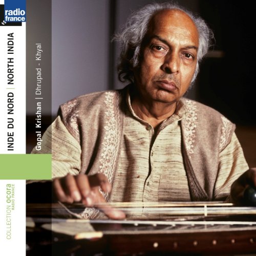 CD cover featuring portrait of Indian musician Gopal Krishan with a sitar.