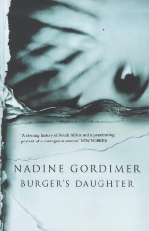 Book cover for "Burger's Daughter" by Nadine Gordimer, featuring a blurred face.