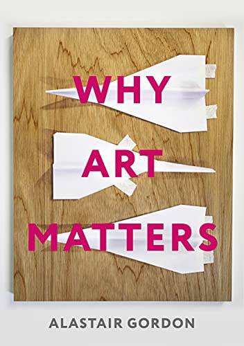 Book cover with torn paper displaying the title "Why Art Matters.