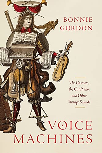 Book cover featuring a fantastical figure constructed from musical instruments.