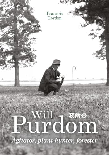 Book cover featuring a black and white photo of a man examining a plant.