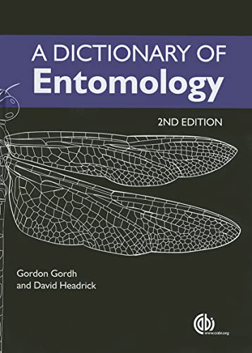 Cover of “A Dictionary of Entomology,” 2nd edition, with dragonfly illustration.