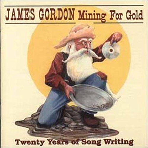 CD cover: illustrated gold miner with pan, yellow background.