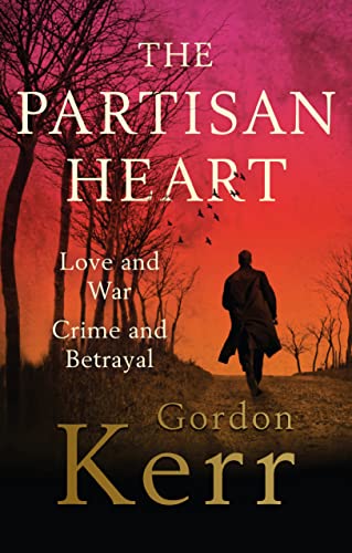 Book cover: silhouetted figure walking into a forest, red and grey tones.