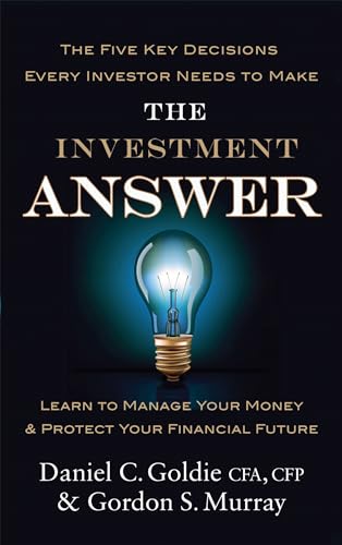 Book cover: "The Investment Answer" with a lightbulb image.