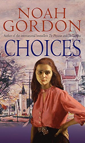 Book cover featuring a woman in a pink shirt against a painted town background.
