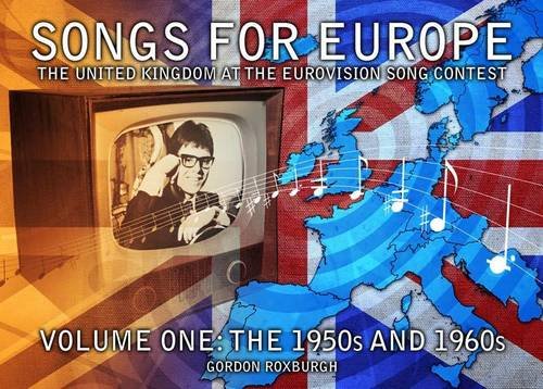 Album cover for “Songs for Europe,” featuring a vintage television and map.