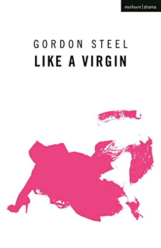 White book cover with pink abstract shape and title "Like a Virgin".