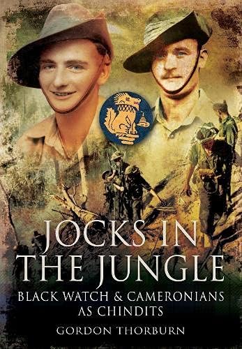 Book cover featuring soldiers in a jungle, titled “Jocks in the Jungle.”