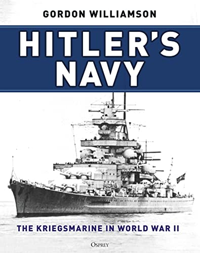 Book cover featuring a black and white photograph of a German battleship at sea.
