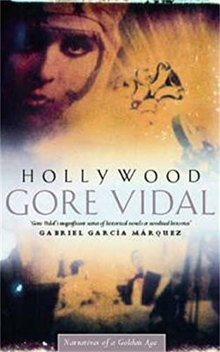 Book cover for "Hollywood" by Gore Vidal, featuring a blurred face.