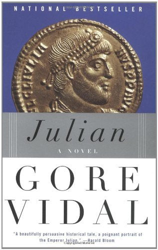 Book cover: gold coin portrait with title "Julian Gore Vidal".