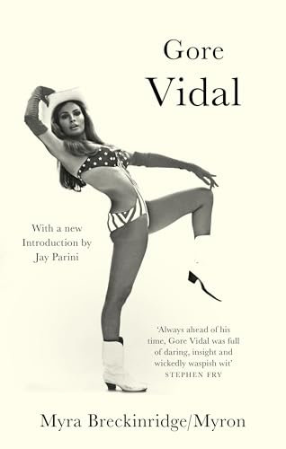 Book cover: woman in cowgirl hat and bikini, text "Gore Vidal".