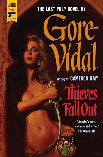 Book cover: “Thieves Fall Out” by Gore Vidal, featuring a woman with a pistol.