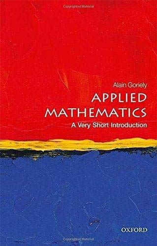 Red and blue book cover with white text: "Applied Mathematics.