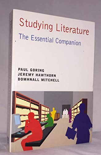Book cover: "Studying Literature" with illustration of a library scene.