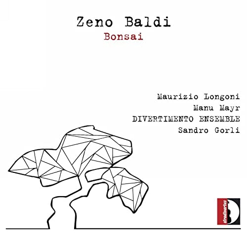 CD cover for "Bonsai" by Zeno Baldi, featuring a geometric tree illustration.