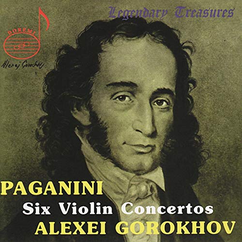 CD cover featuring a portrait of composer Niccolò Paganini.