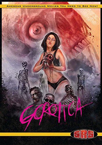DVD cover with a woman, skeletons, and horror-themed painted imagery.