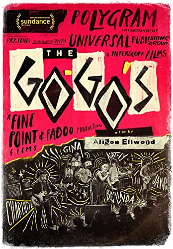 Gos" Blu-ray cover: band illustration with bold, hand-drawn lettering and pink background.