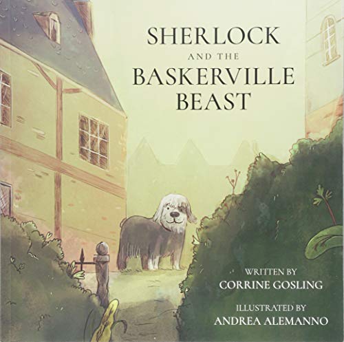 Book cover: Sherlock and the Baskerville Beast, featuring a large dog.