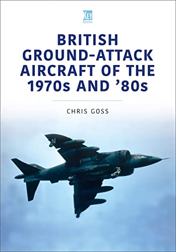 Book cover featuring a British jet ground-attack aircraft in flight.