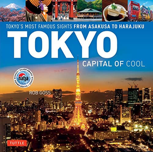 Book cover featuring Tokyo landmarks, including Tokyo Tower and Senso-ji Temple.