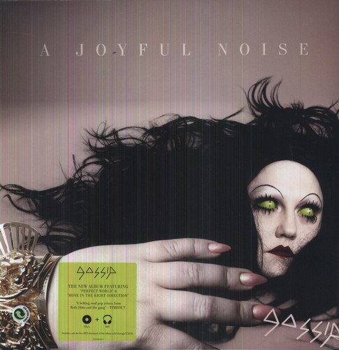 Album cover for Gossip’s “A Joyful Noise” featuring Beth Ditto’s portrait.