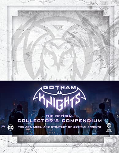 Gotham Knights collector’s edition book cover with Batman and city skyline.