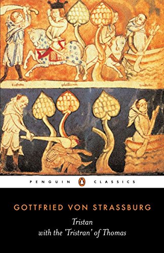 Penguin Classics edition of “Tristan” with medieval illustration on cover.