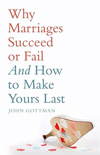 Book cover: "Why Marriages Succeed or Fail" by John Gottman, with shoes.