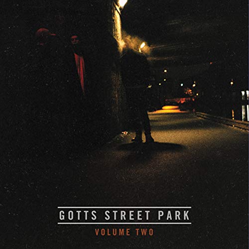 Dark street scene with figures, album title “Gotts Street Park Volume Two”.