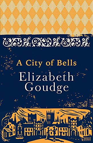 Book cover with a blue background, yellow pattern, and a city skyline silhouette.