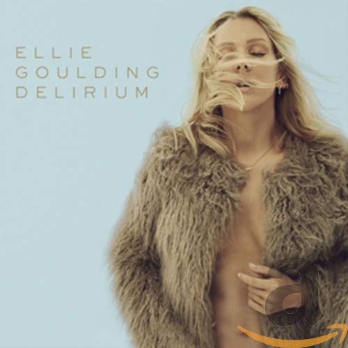 Ellie Goulding album cover, “Delirium”, featuring a portrait of the artist.