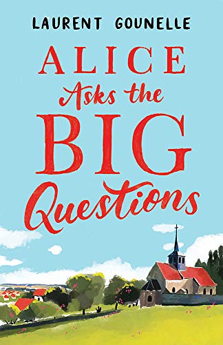 Book cover with illustrated village scene and large red title text.