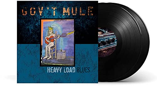 Gov't Mule "Heavy Load Blues" vinyl record with illustrated cover art.